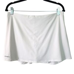 Artengo Decathlon White Quick Dry Tennis Skirt Active‎ Skort